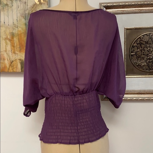 Guess Small, Romantic Sheer Top, Small, NWOT - Picture 3 of 8